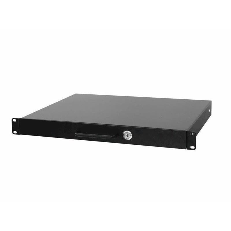 Rackskuffe i stål. 1 unit. Dybde 36 cm. Med lås