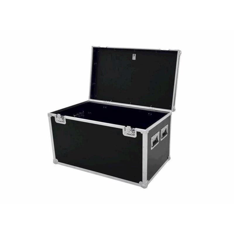 Flightcase. Professionel kvalitet. Invendige mål: 80 x 50 x 50 cm.