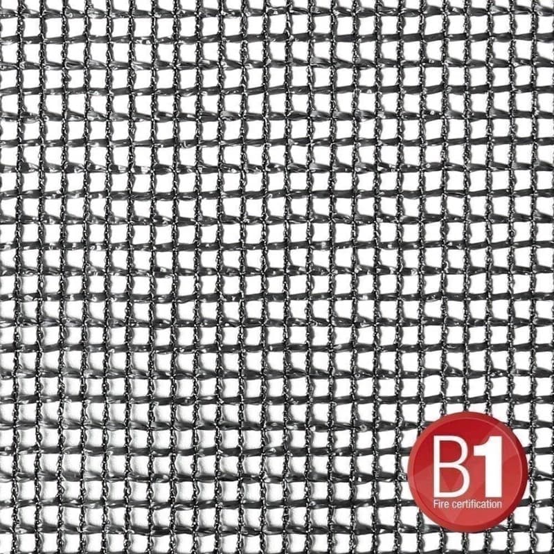 Adam Hall Gauze, material 201 4x6m with eyelets, black - 0156 X 46 B