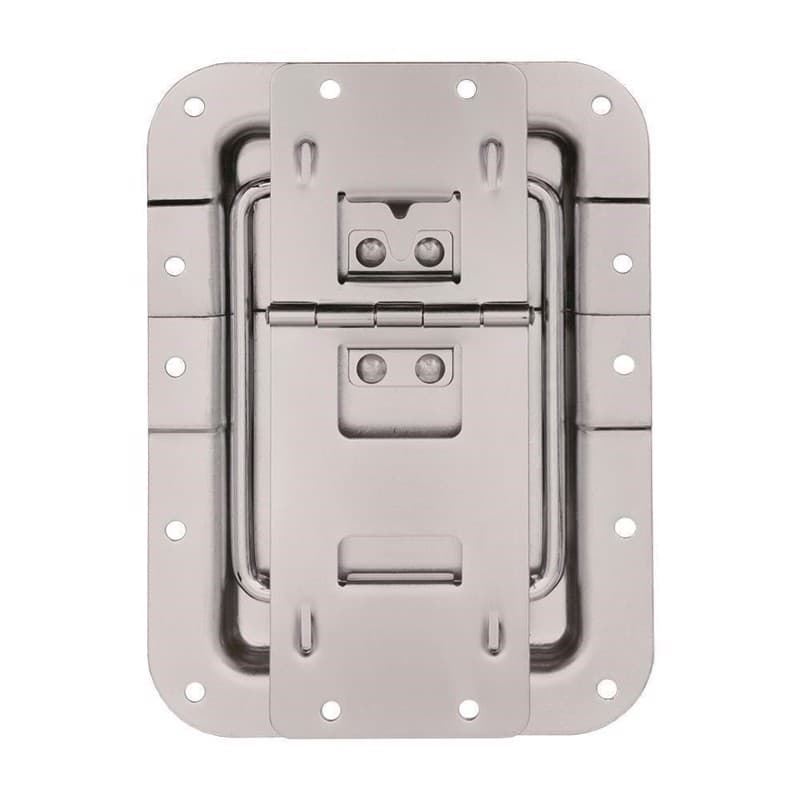 Adam Hall Lid Stay large cranked with Hinge - 270836