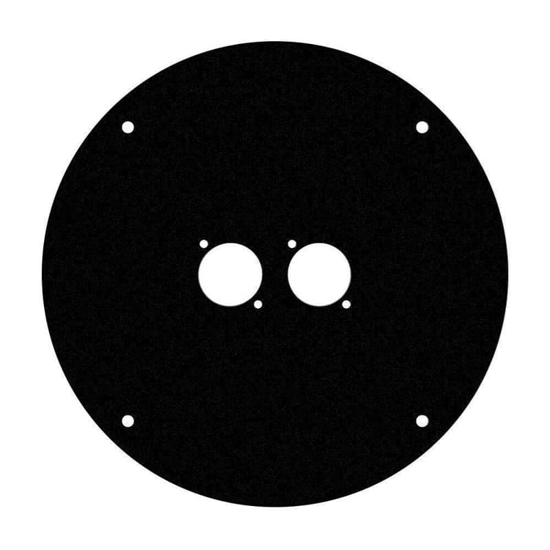AH Front panel for cable drum 70225 with 2 x D-type holes - 70225 D 2