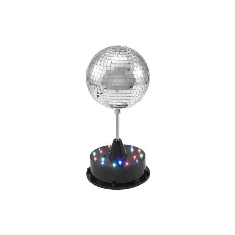 Spejlkugle 13 cm. med motor og indbygget LED lys