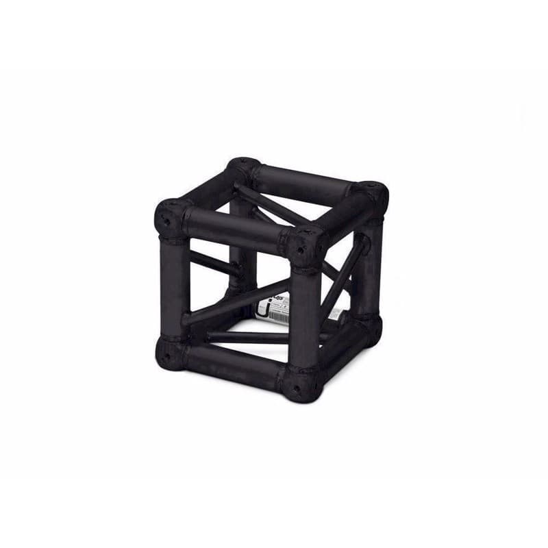 Alutruss S6082. Sort Firkant Truss. Hjørne blok. 29 cm.