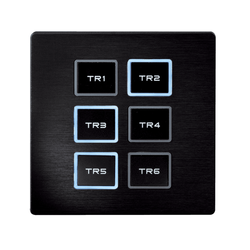 Showtec Vægpanel Fjernbetjening til TR-512 Install/Pocket Sort frontpanel