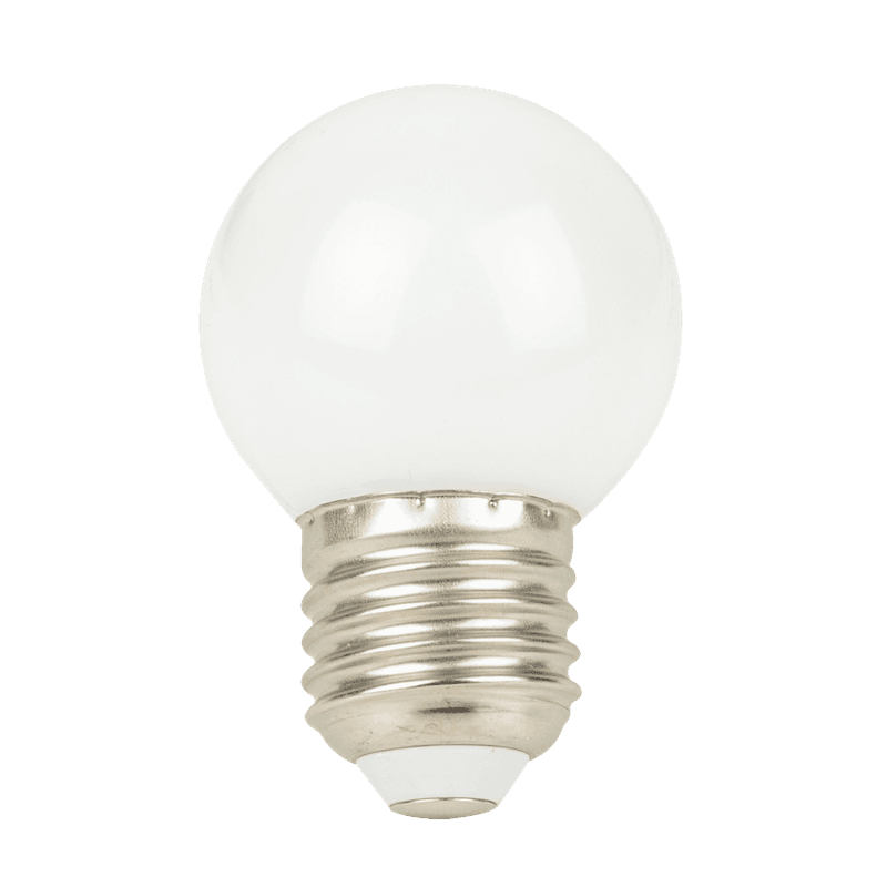 Showgear G45 LED-pære E27 1 W - varm hvid - ikke-dæmpbar