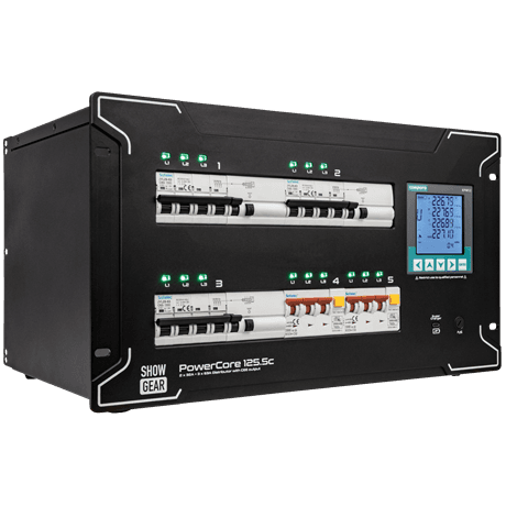 SHOWGEAR PowerCore 125.5c 2x CEE 32A + 3x CEE 63A
