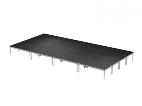Komplet 32 m2 scene ( f.eks 8 x 4 meter). Inkl. 60 cm ben