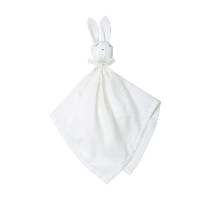 Nusseklud med kanin - GOTS certificeret økologisk bomuld - 50x50 cm - Balsam Cream - Müsli By Green Cotton Soother