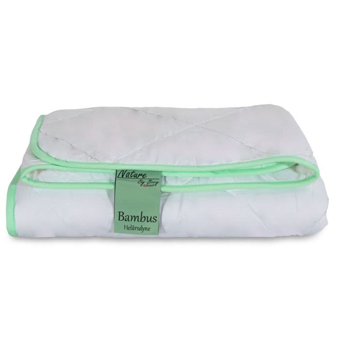 Baby bambus dyne - Helårsdyne - Allergivenlig dyne - 70x100 cm - Nature By Borg dyne