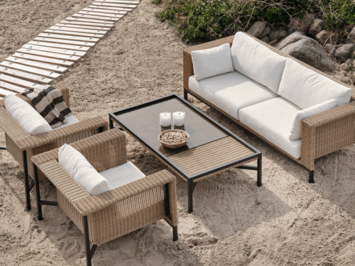Shell lounge sæt standard hynder - Loungemøbler - Brafab - Enggården Havemøbler
