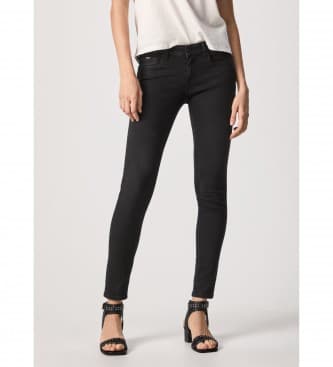 Pepe Jeanstil kvinder. PL204174S98 Jeans Soho sort (34/28), Casual, Bomuld