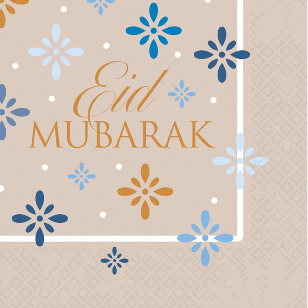 Eid Mubarak servietter 16 stk.