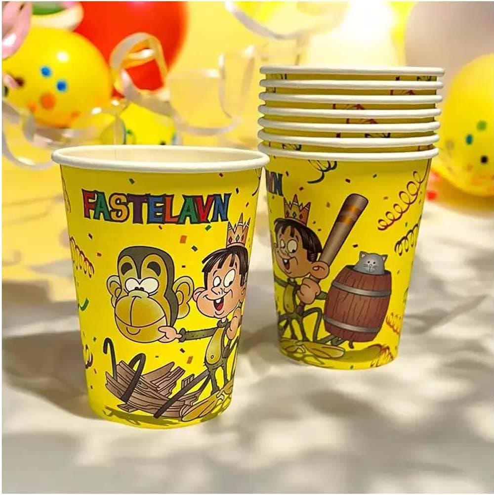 Fastelavn papkrus 8 stk.