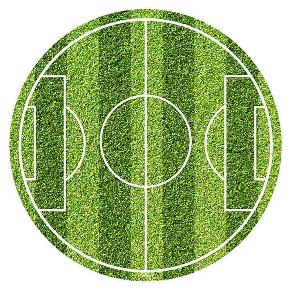 Fodbold sukkerprint 20 cm. - Sukkerfri