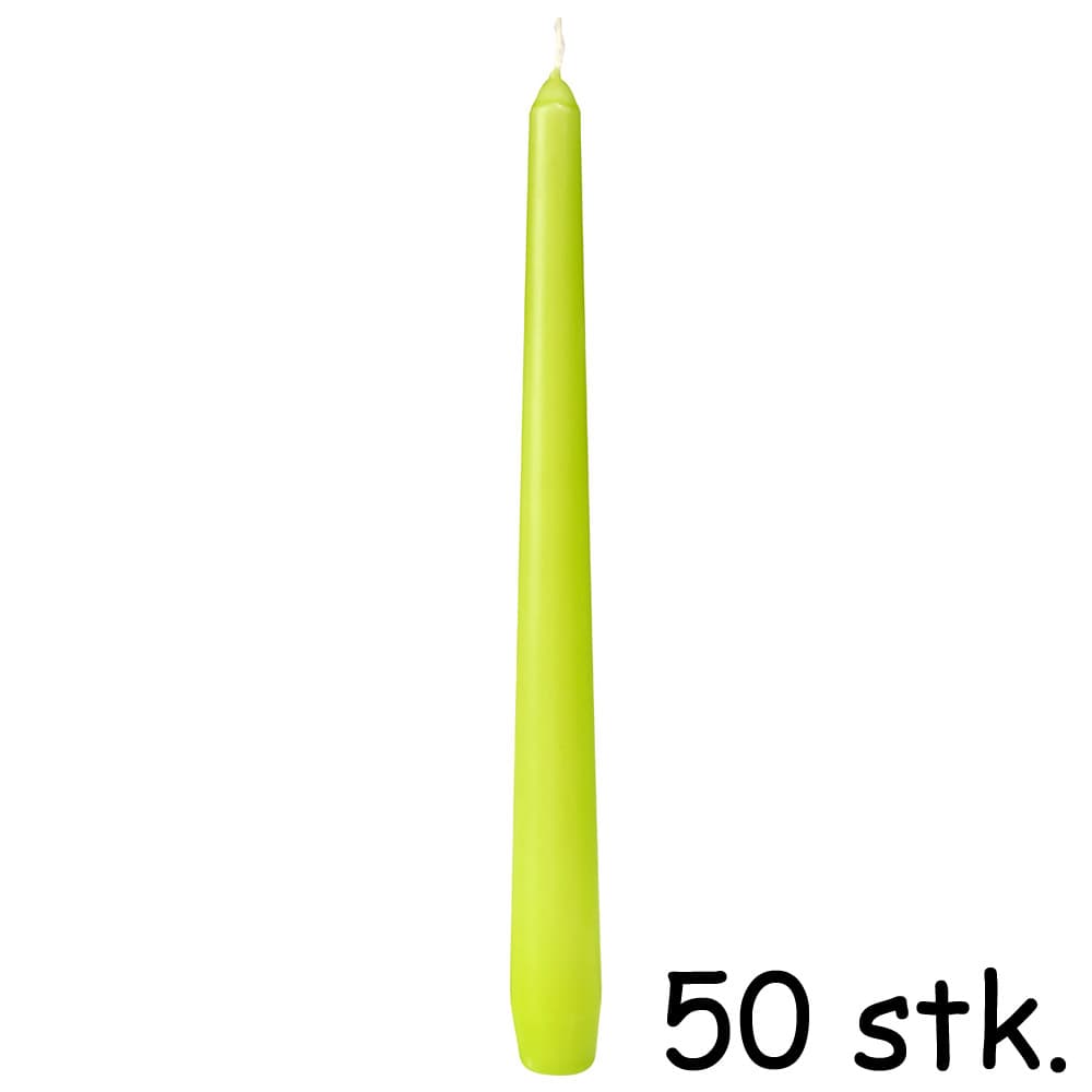 Duni antiklys Kiwi - 50 stk.