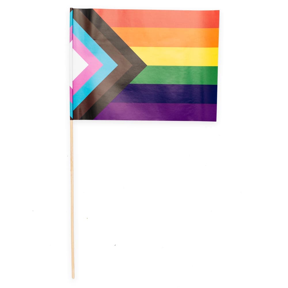 Store Progress Pride vifteflag 10 stk.