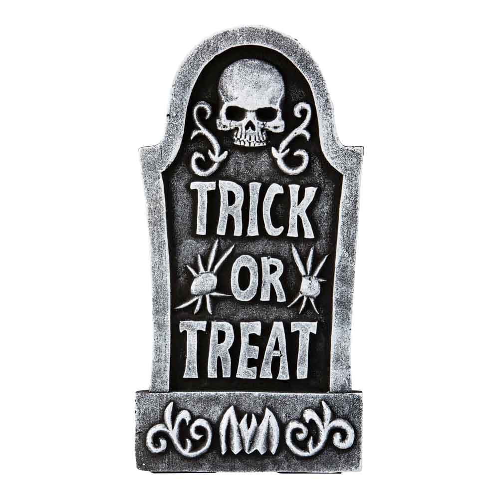 Halloween gravsten - 58 cm. - Trick or Treat
