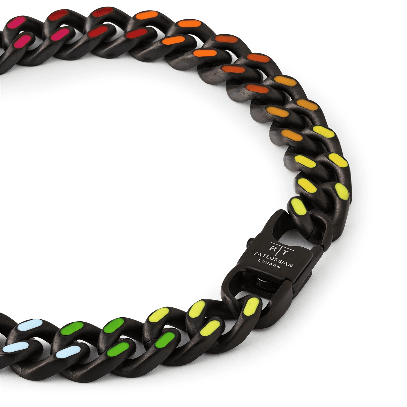 Tateossian London Colorama Multi-Colour Link Bracelet - Medium