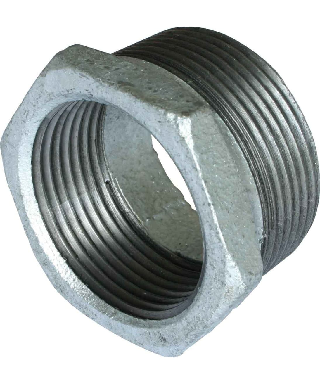 Nippelmuffe 3/8” x 1/4” galvaniseret