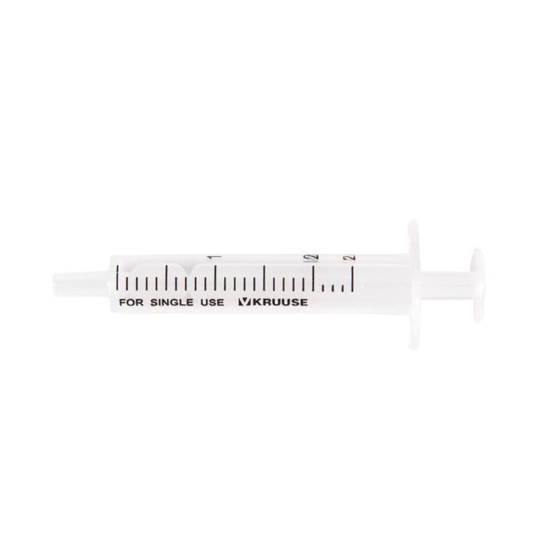 Kruuse Engangssprøjte 2 ml - 100 stk.