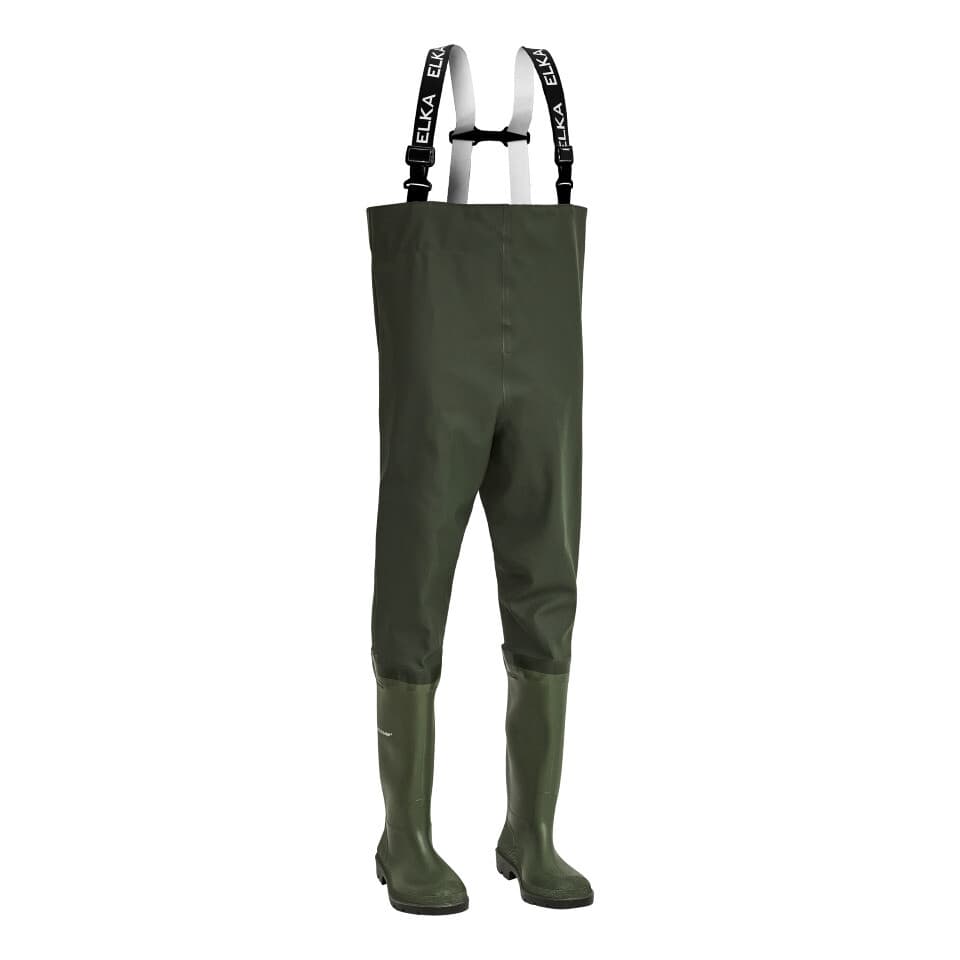 Elka Waders m/ Sikkerhed (Oliven, 46)