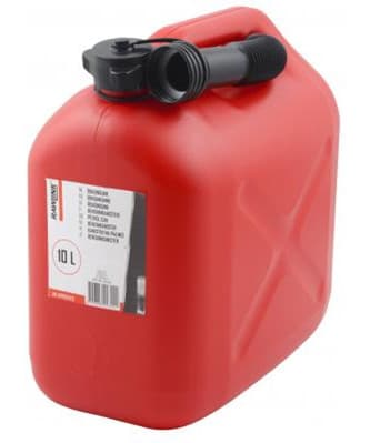 Rød benzindunk 10 Liter