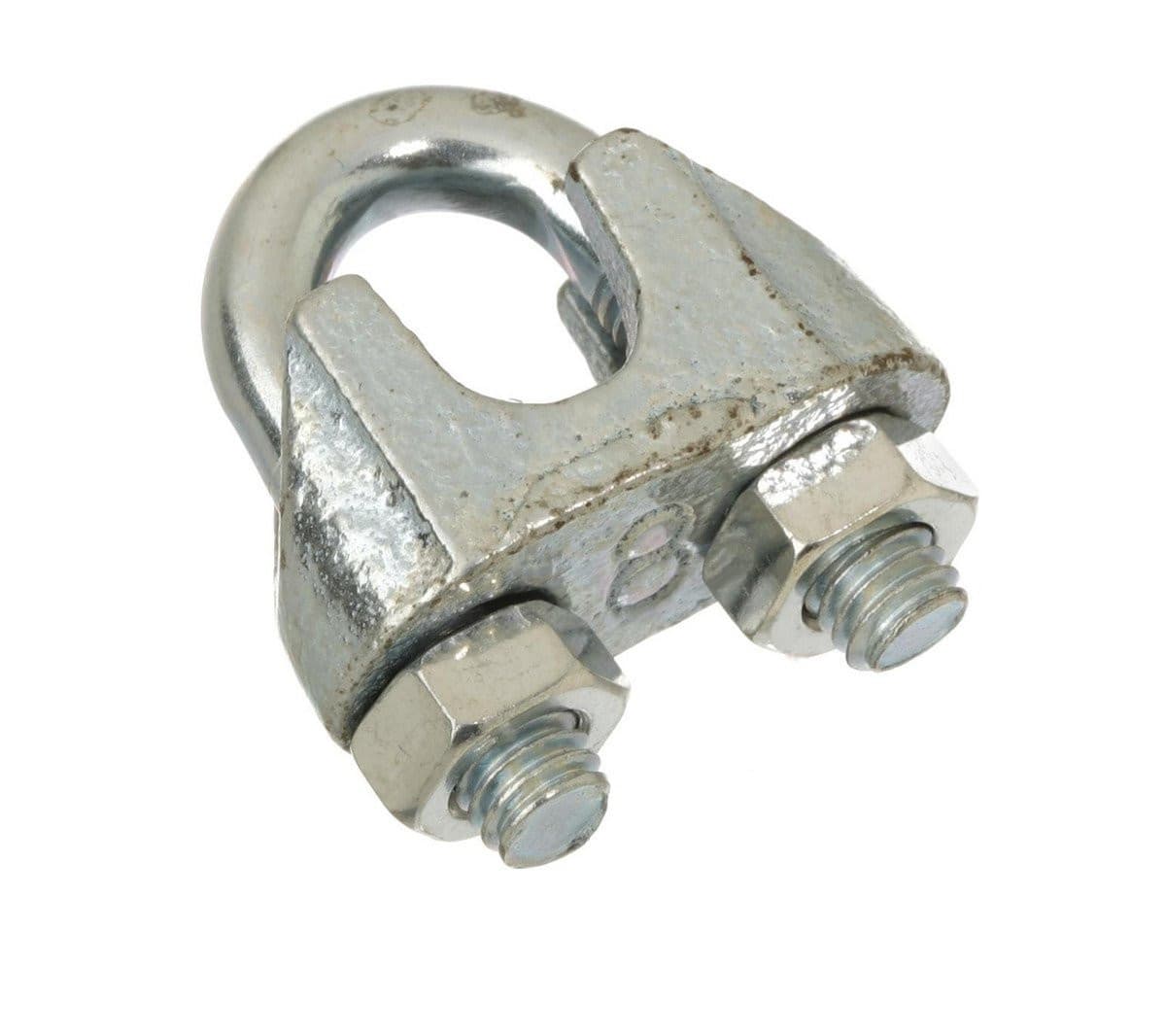 Galvaniseret wirelås 5 mm - 6 stk.