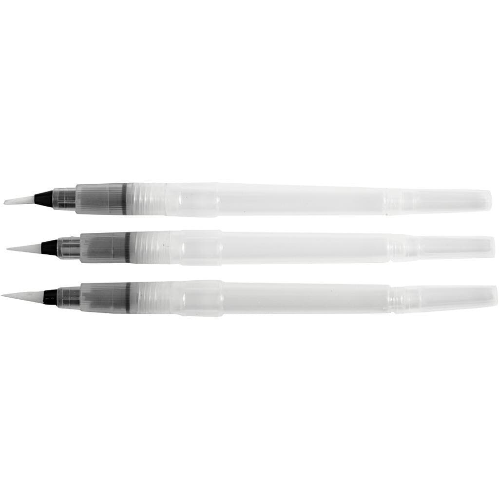 Vandpensler, str. S + M + L , 10 ml, 3st
