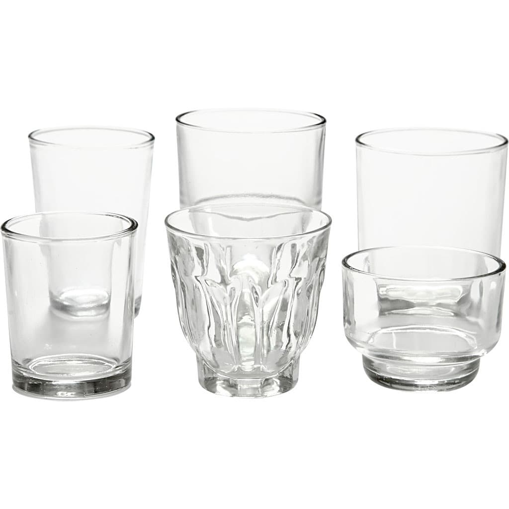 Glas, dia. 4,5-7,3 cm, 72 ass.
