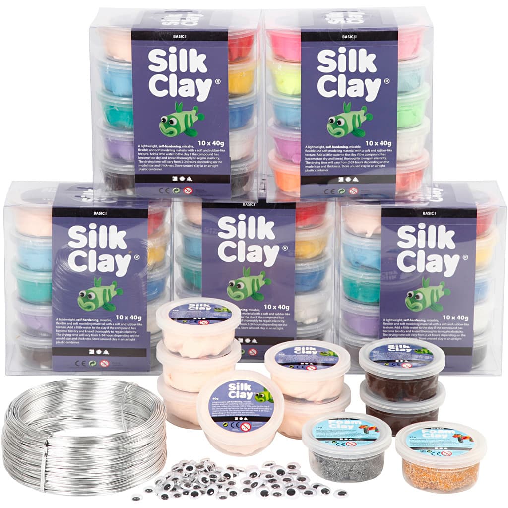 Klassesæt til figurer med Silk Clay®