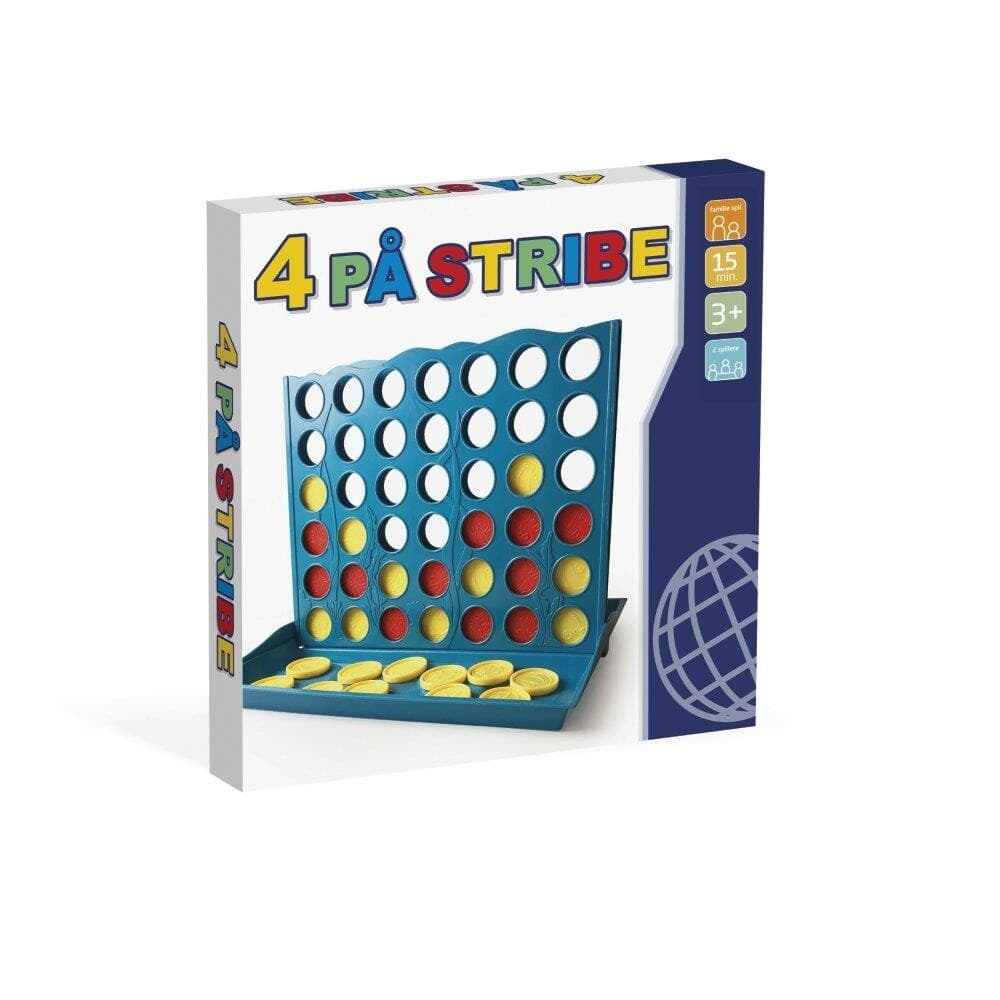 4 på stribe i plast - Fra 3 år