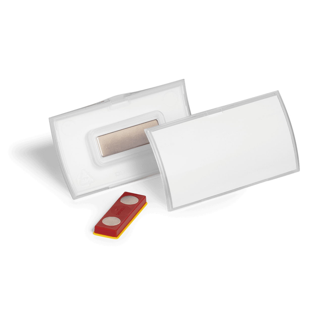 Navneskilt klikluk 40x75, magnet 10 stk.