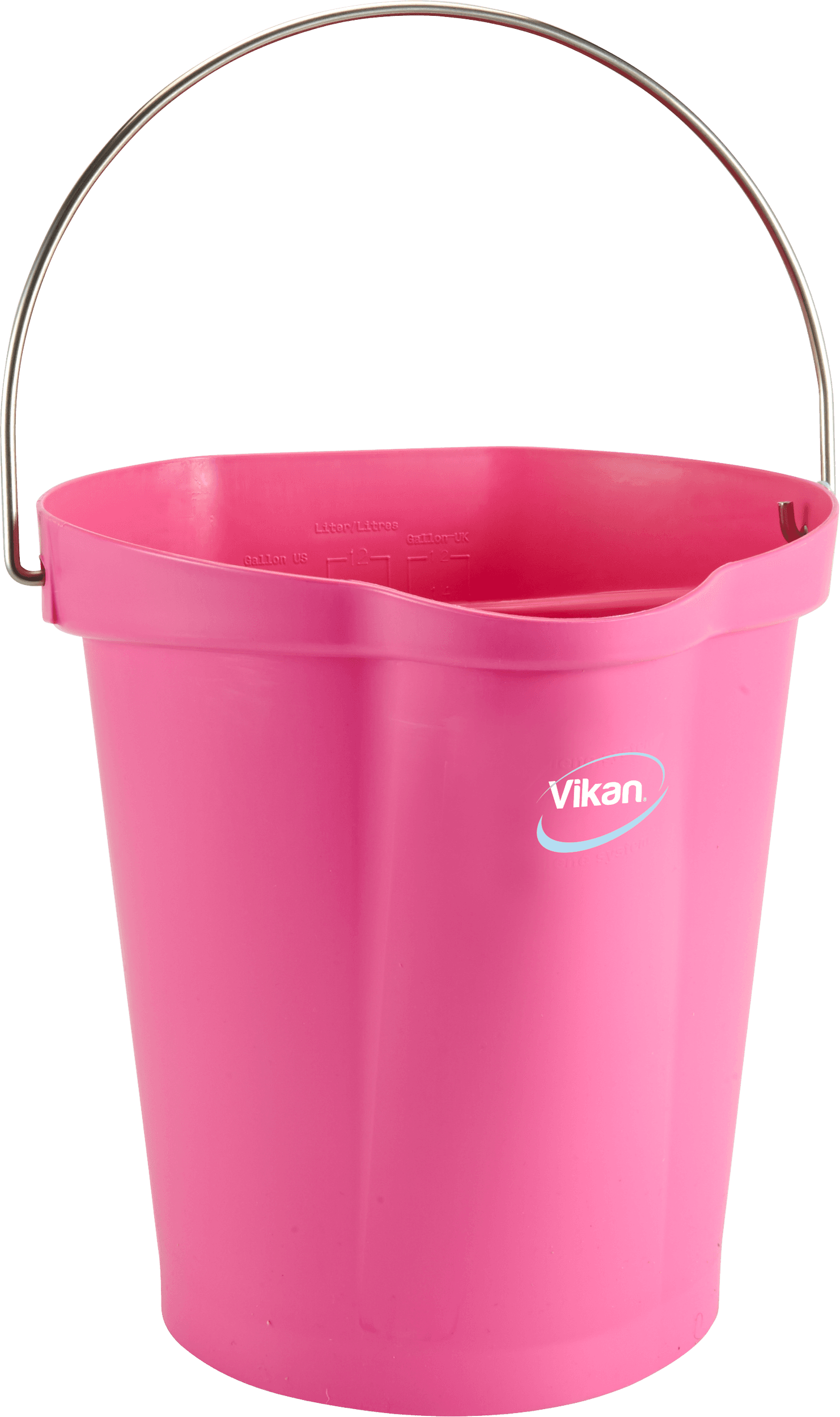 Spand 5686, plast m/rf bærehåndtag 12ltr, pink