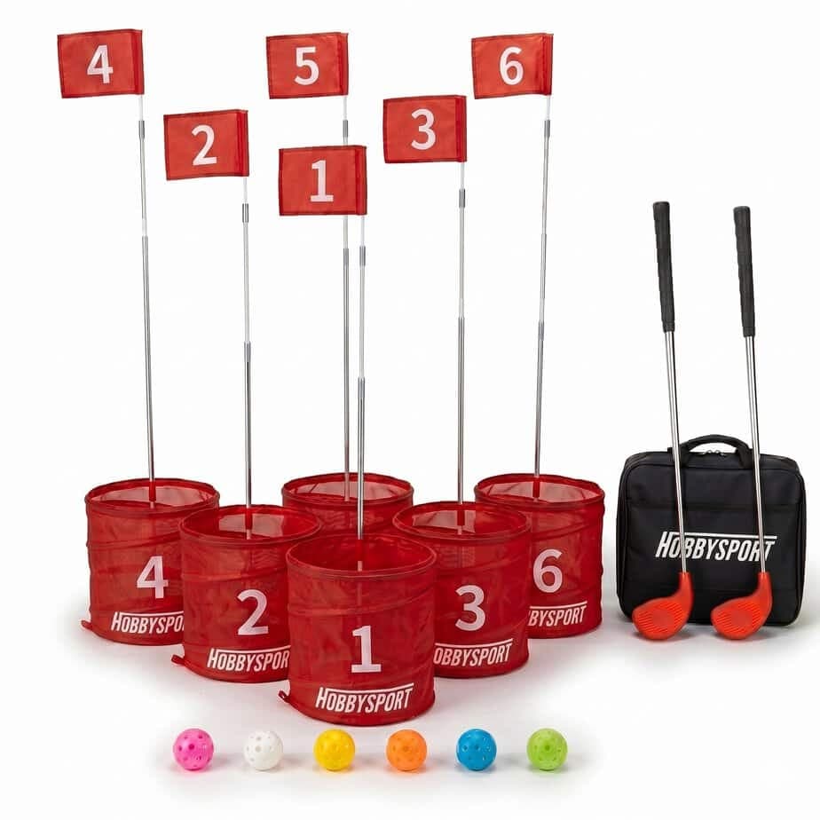 Havegolfsæt - Pro kvalitet m. 2 golfkøller