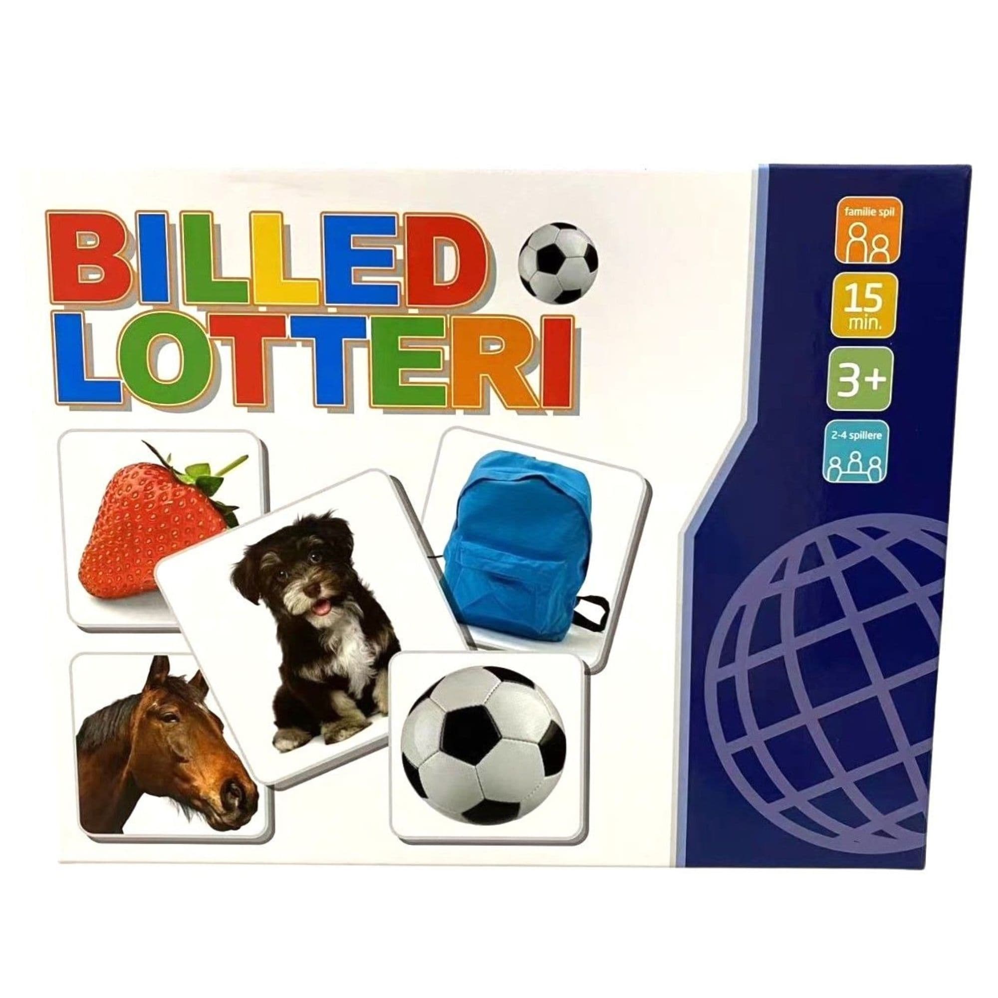 Billedlotteri 22x28x5 cm - 54 biledkort