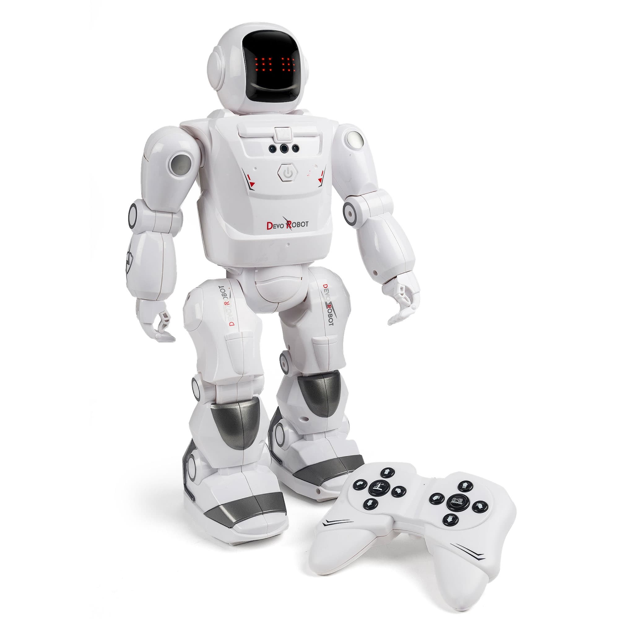 Megarobot med infrarød styring - Interaktiv Robot til Børn i hvid