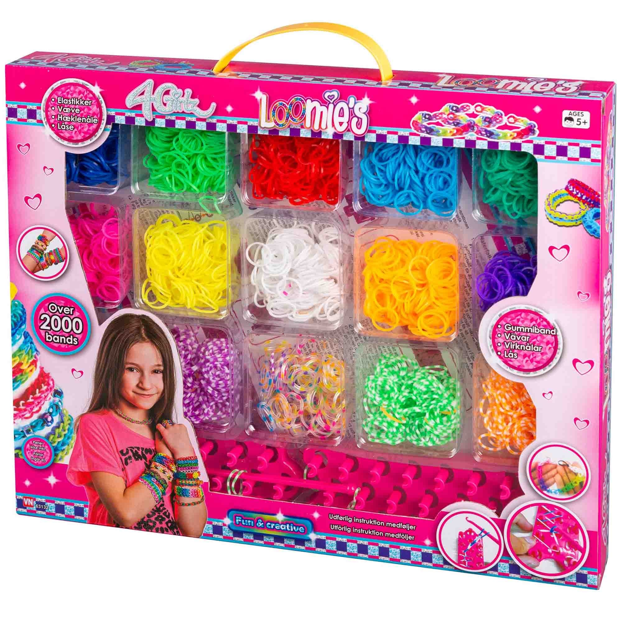 Loom bands med over 2000 elastikker