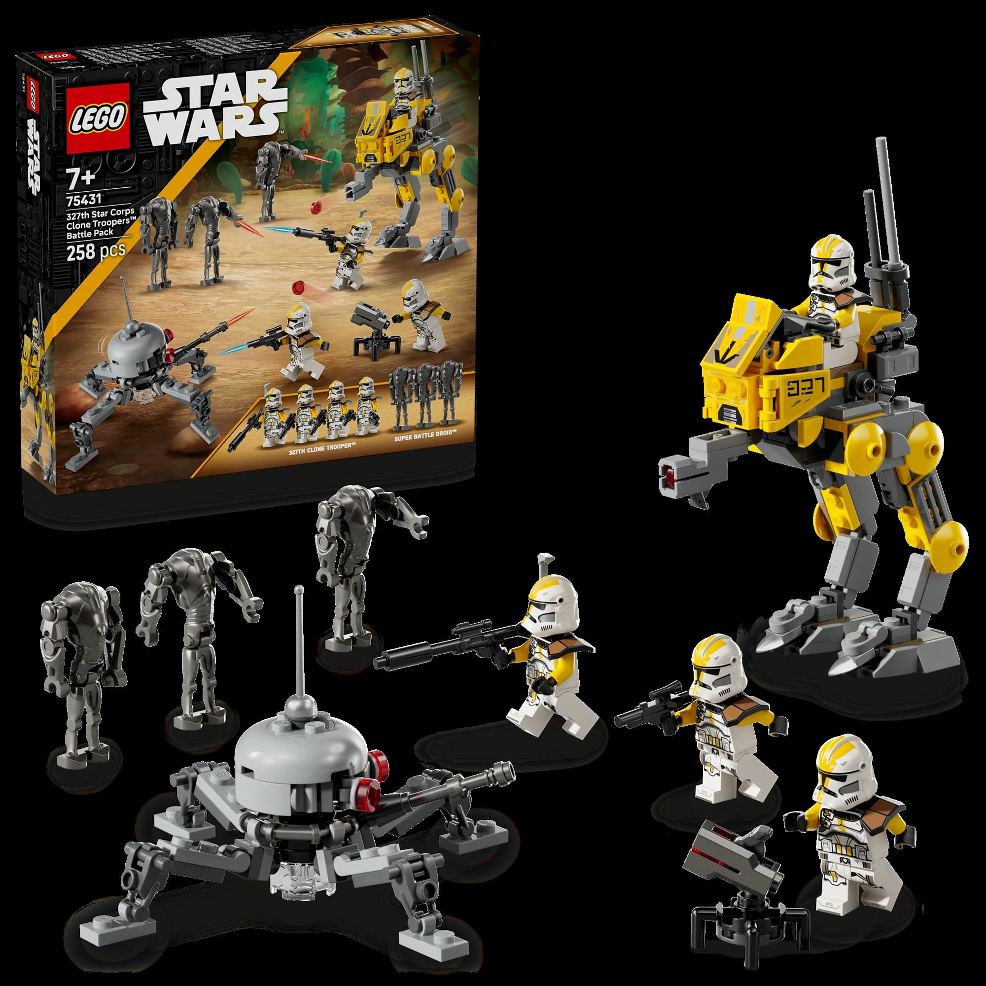 Battle Pack med klonsoldater fra 327. stjernekorps 75431 - 258 dele - Star Wars TM