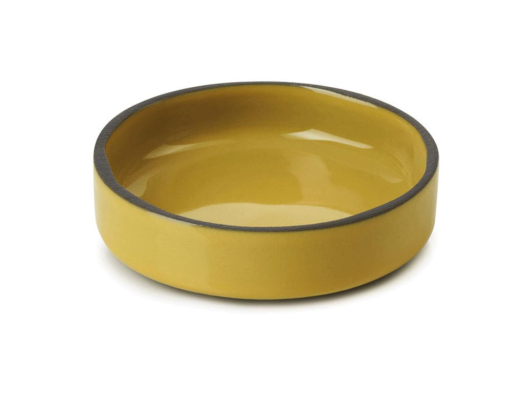 Skål Ø7 cm Gul Caractere