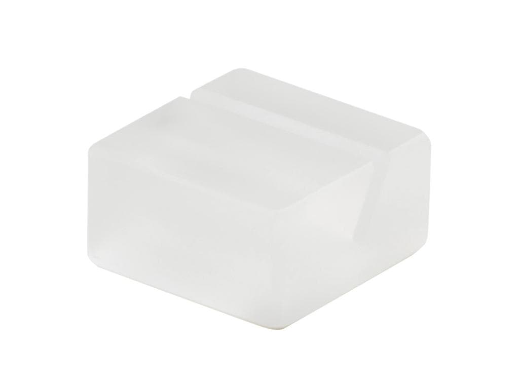 Menu holder 4x4 cm Hvid Mealplak