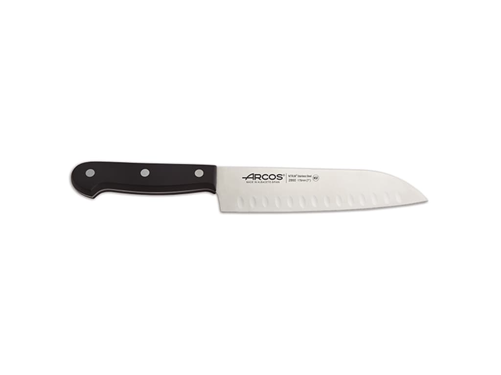 Santokukniv, 17 cm, Arcos Universal, med luftskær