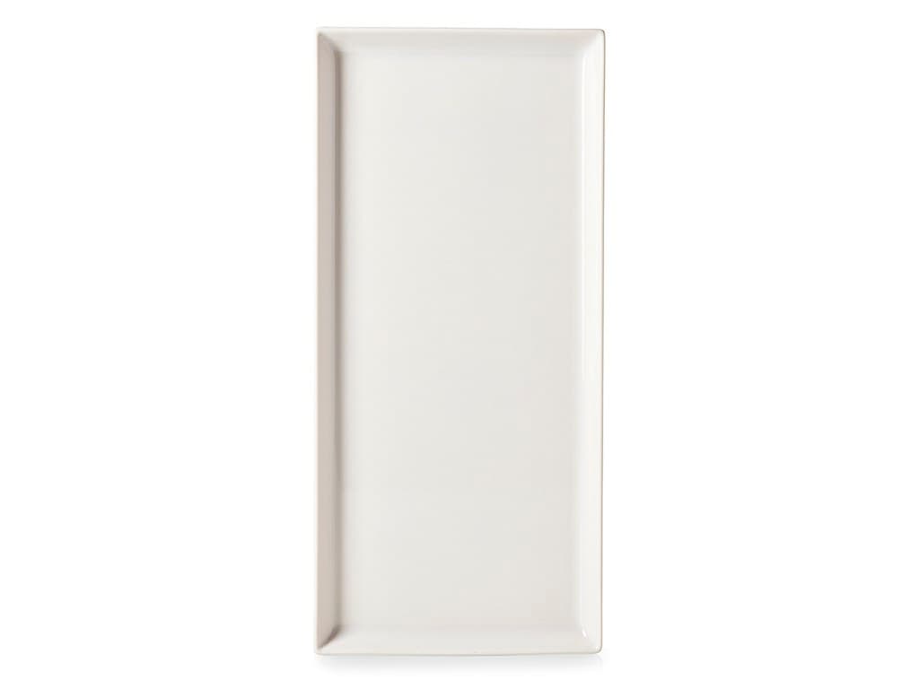 Fad 32,5 x 15 cm Alabasterhvid Madeleine