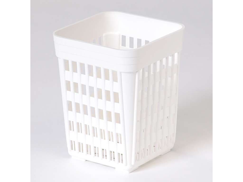 Bestikholder 10x10 cm hvid