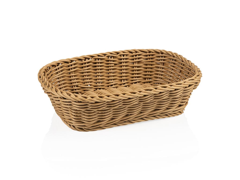 Brødkurv Beige 26,5x19x7 cm Weaver