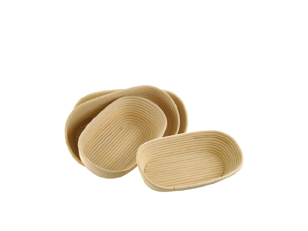 Hævekurv oval træ 1000 g 26x16 cm