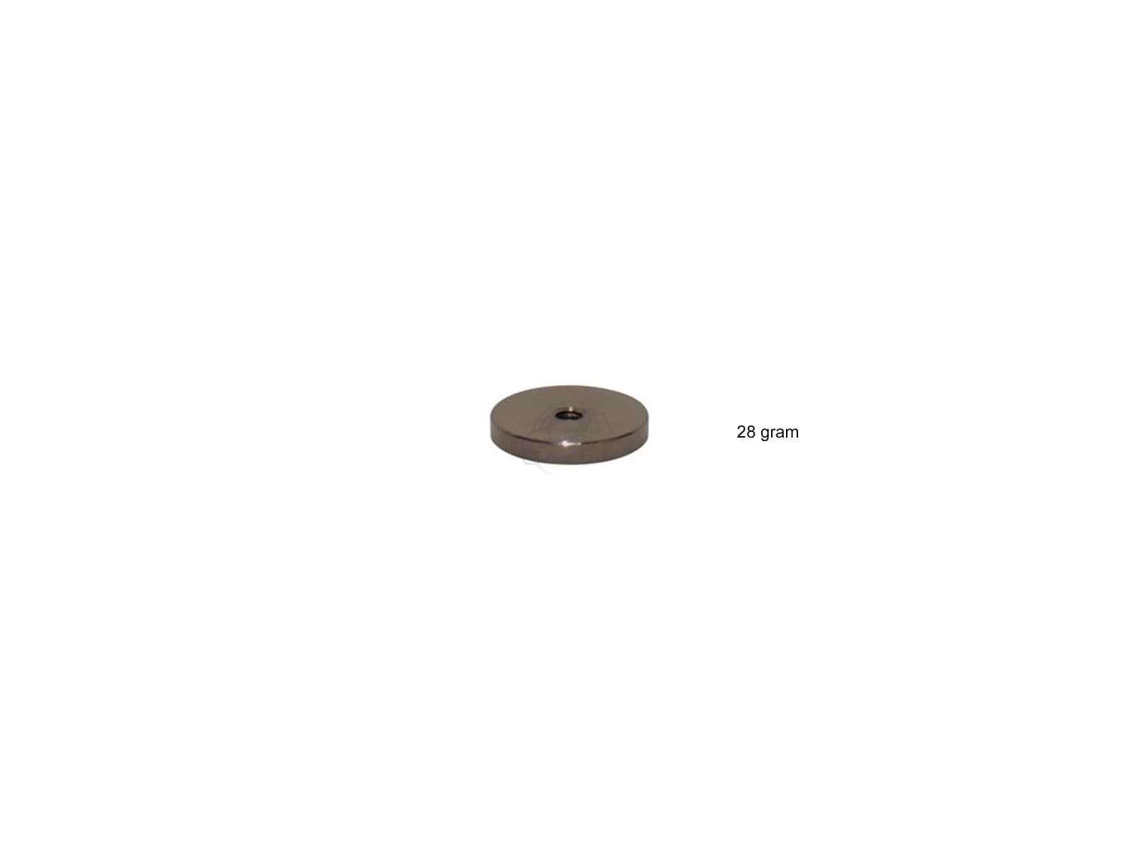 Avalon vægt 31 mm sort forniklet-56 gram
