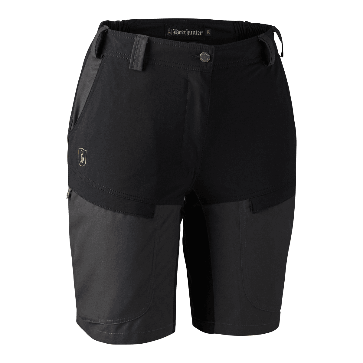 Deerhunter Lady Ann Shorts Black Ink 36