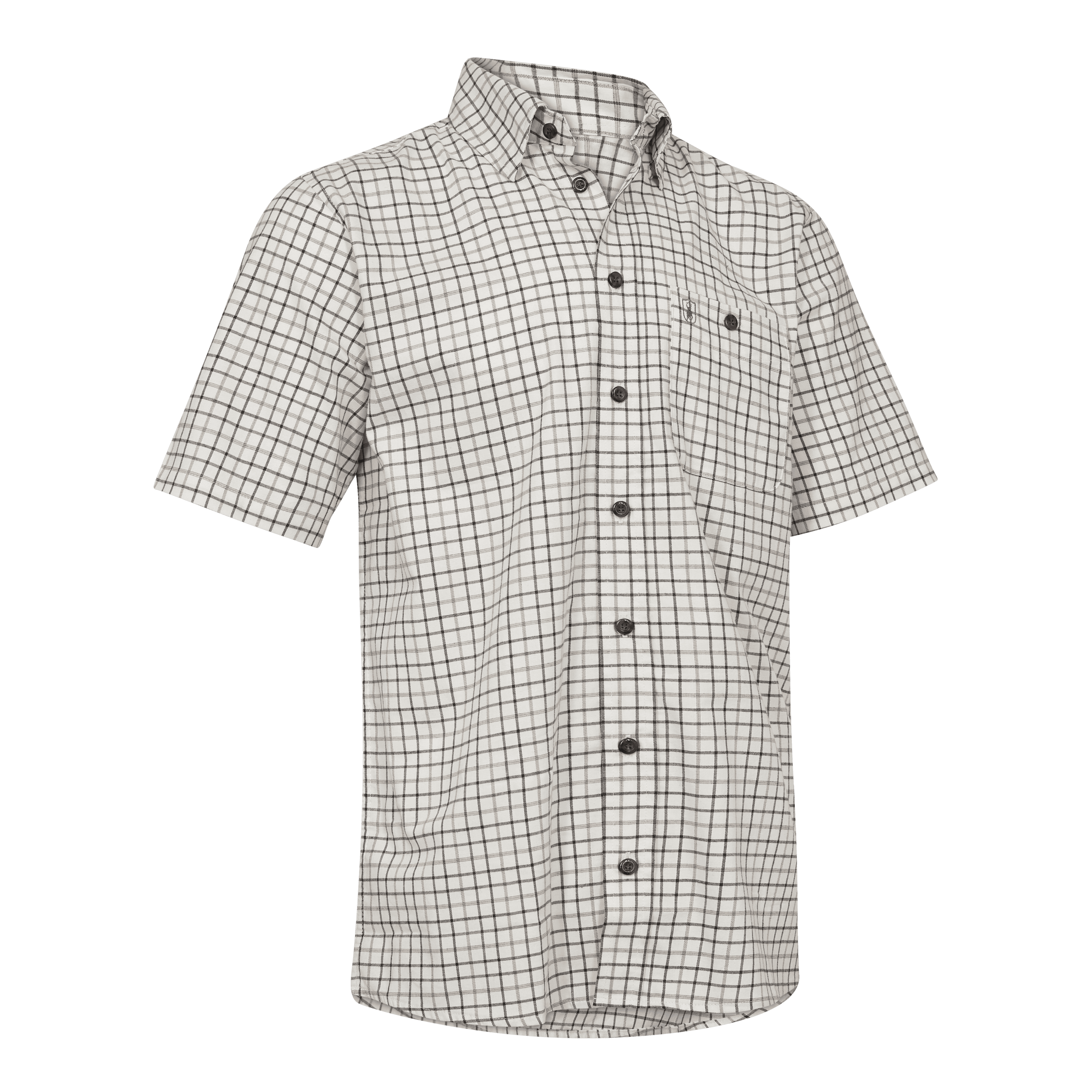 Deerhunter Gavin Skjorte S/S Beige Check 47/48