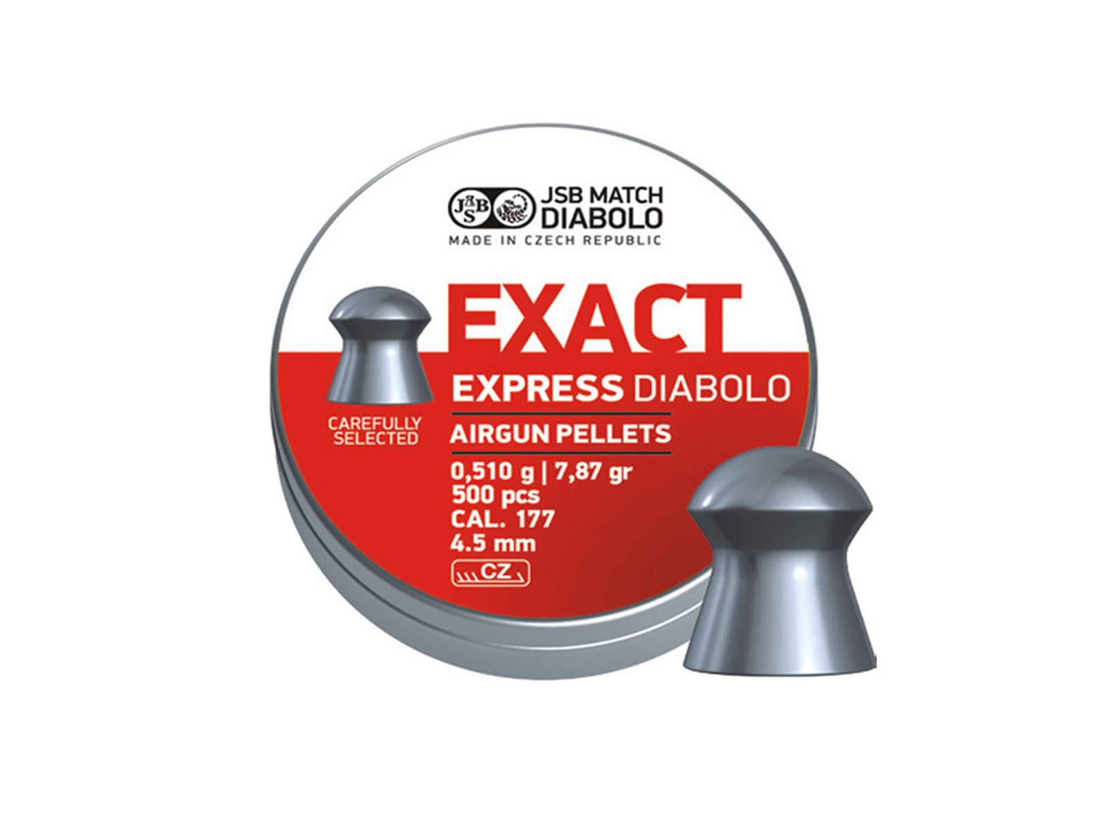 JSB Exact Express  4,52 mm 0,51 gram 500 stk