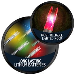 Nockturnal Tracer lumennock 3/pk S-nock-Grøn